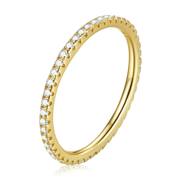 Jenn Gold - The Eternal Grace Zircon Infinity Stacking Ring