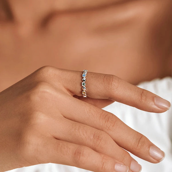 Emily Zircon - Forever Love Heart Ring