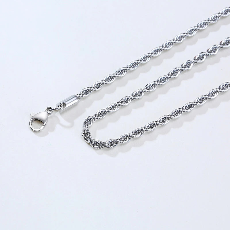 Kordelkette Silber 3mm