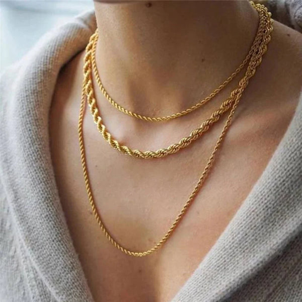 Touwketting Zilver 3mm