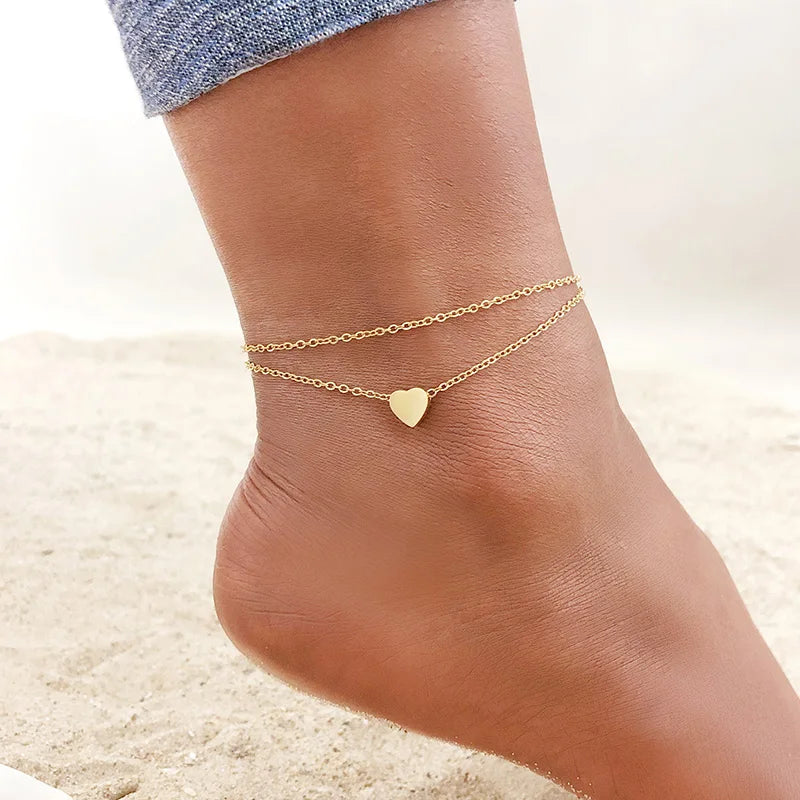 River Snake - Stainless steel Anklet Set