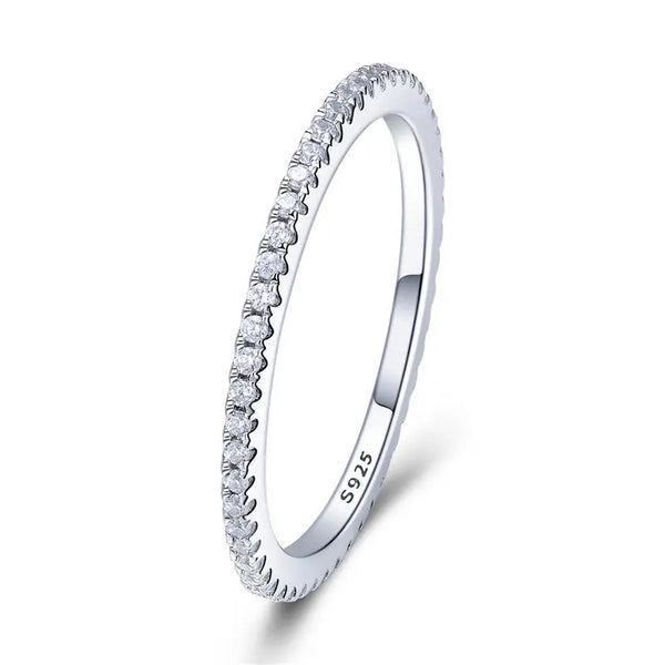 Jenn - The Eternal Grace Zircon Infinity Stacking Ring