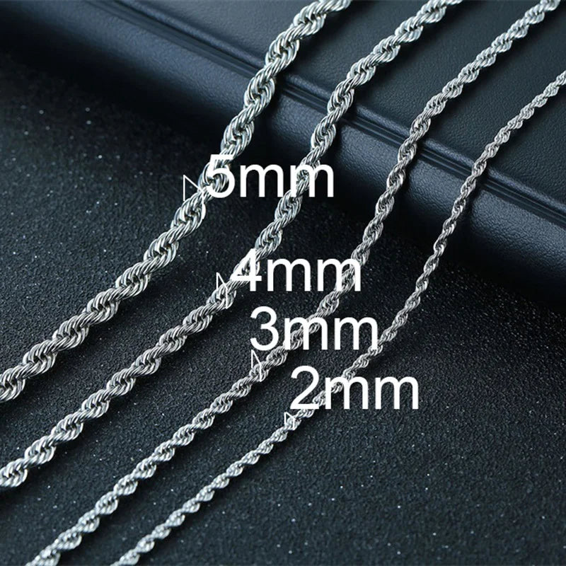 Kordelkette Silber 3mm