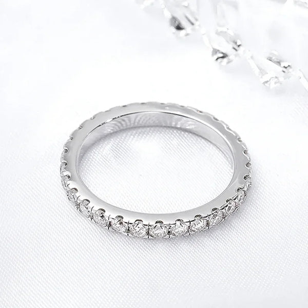Evelyn - Infinity Moissanite Ring