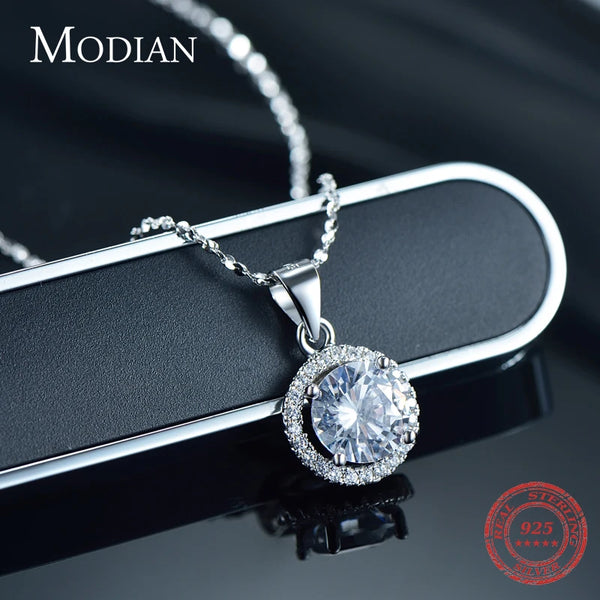 Cinderella - Zircon Pendant necklace