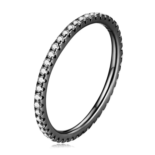 Jenn - The Eternal Grace Zircon Infinity Stacking Ring