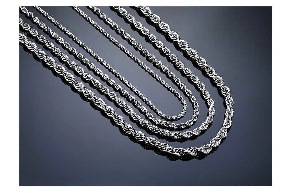 Kordelkette Silber 3mm