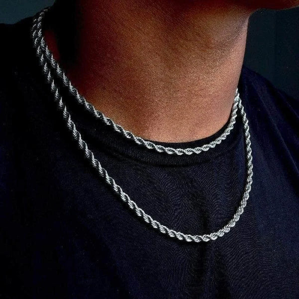 Touwketting Zilver 3mm