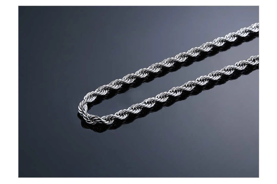Kordelkette Silber 3mm