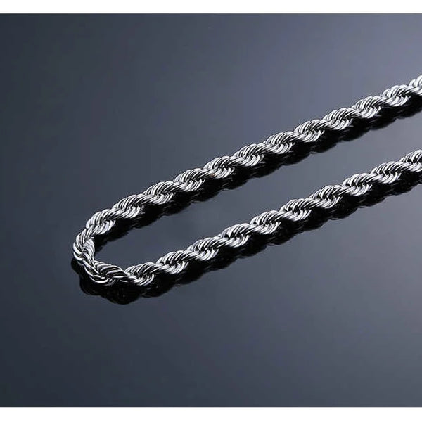 Touwketting Zilver 3mm