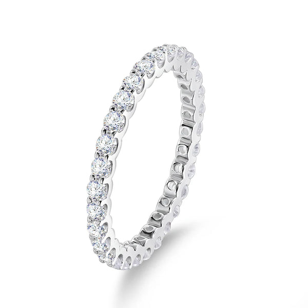 Evelyn - Infinity Moissanite Ring