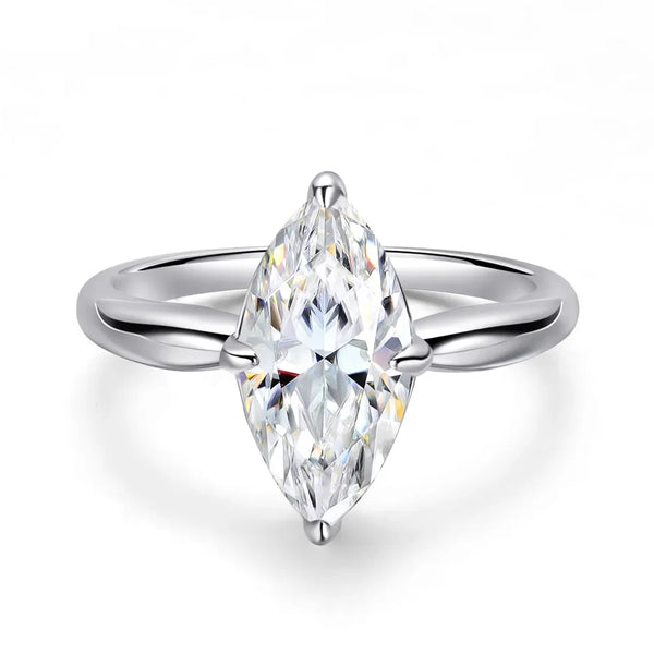 Marlene - Moissanite Ring Marquise
