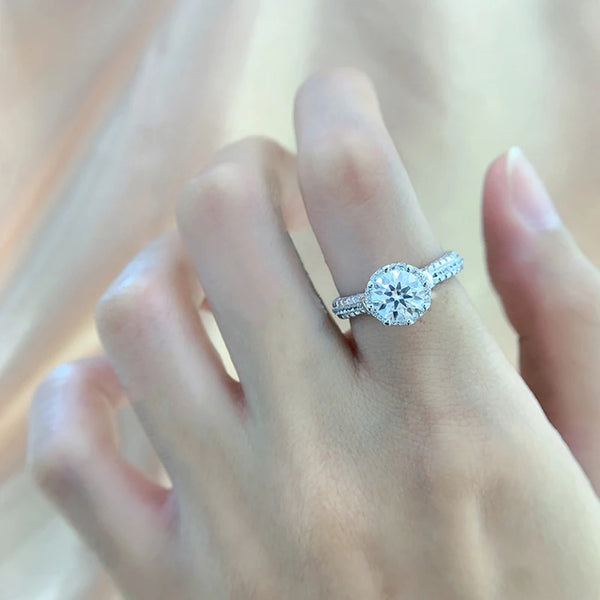 Eloise - The Forever Bow A Statement of Love and Strength Moissanite Ring