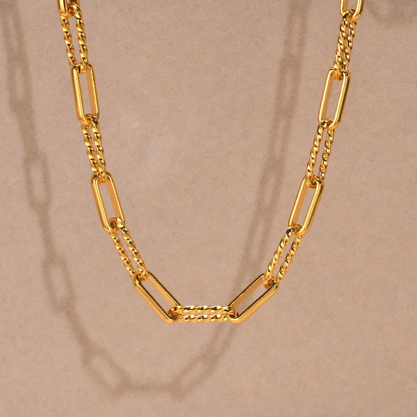 Venice - Paperclip Stainless Steel Necklace
