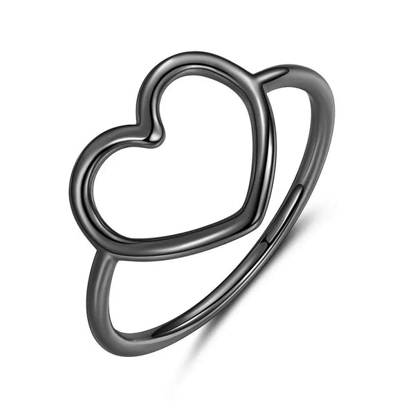 The Elara Heart - Sterling Silver Ring