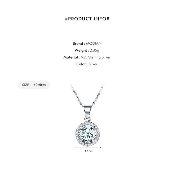 Cinderella - Zircon Pendant necklace