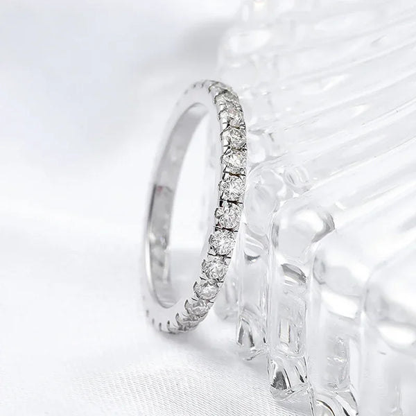 Evelyn - Infinity Moissanite Ring